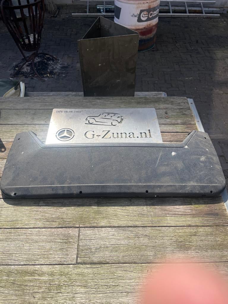 Opbergbox deurkaart Mercedes G-Klasse W460 W461 Zwart, Ophalen, Gebruikt, Mercedes-Benz