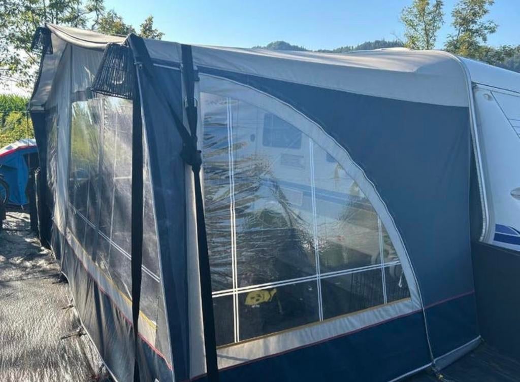 Voortent omloopmaat 950 - Ruim en compleet, Caravans en Kamperen, Tenten, Ophalen of Verzenden, Gebruikt