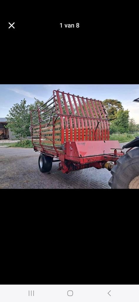Welger Opraapwagen / Ladewagen, 100 liter of meer, Ophalen of Verzenden