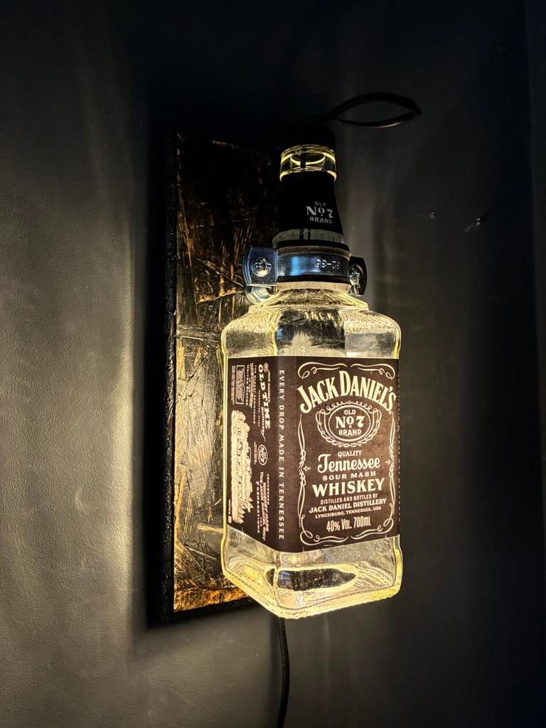 Jack Daniel’s wandlamp, Ophalen of Verzenden, Nieuw, Glas, Mancave, womancave