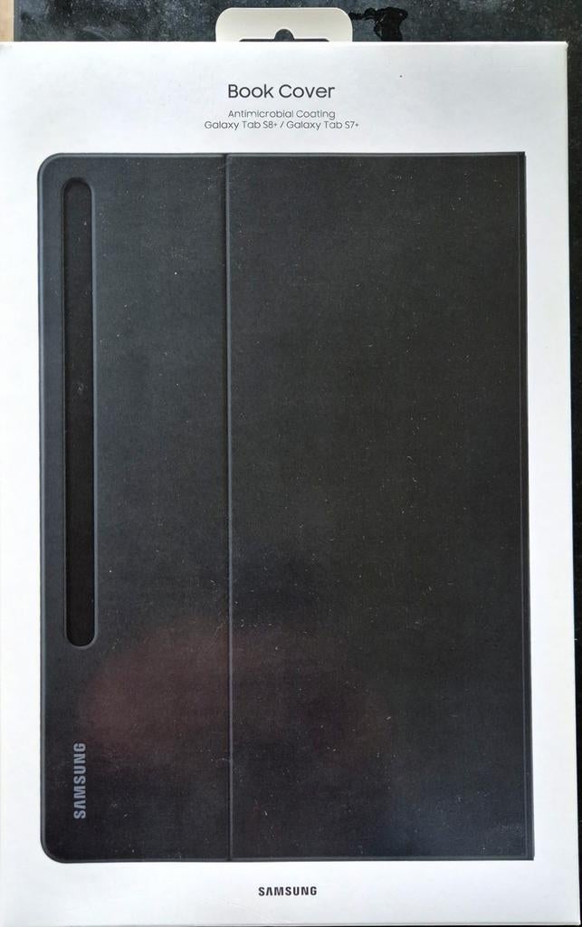 Samsung Book Cover voor Galaxy Tab S8+ / Tab S7+, 11 inch, Nieuw, Bescherming voor- en achterkant, Ophalen of Verzenden