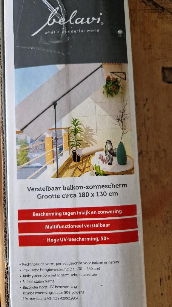 Parasol, Tuin en Terras, Parasols, Ophalen, Verstelbaar, Zo goed als nieuw, 1 tot 2 meter