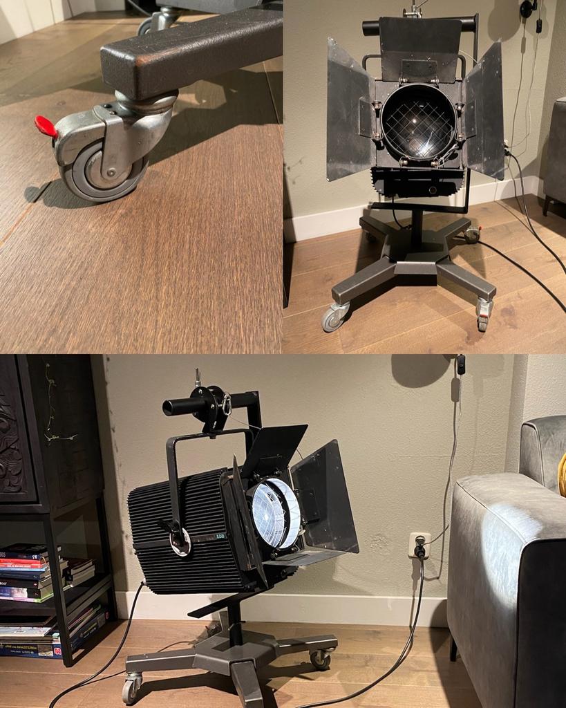 Mooie theaterspots op rijdend onderstel., Ophalen, Zo goed als nieuw, Metaal of Aluminium, Led