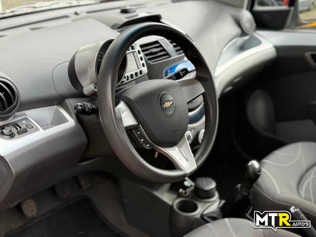 Chevrolet Spark 1.2 16V LT NAP|APK|CLIMA, Voorwielaandrijving, Stof, Gebruikt, Zwart