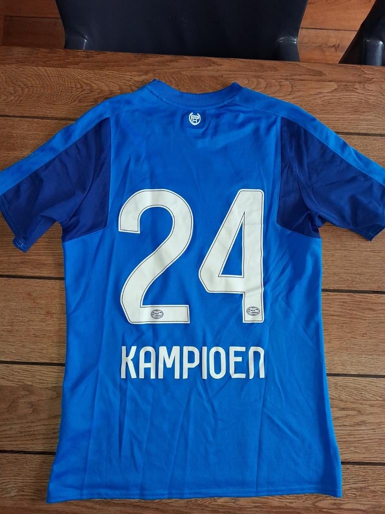 PSV Eindhoven kampioen shirt small, Ophalen of Verzenden, Zo goed als nieuw, Maat 46 (S) of kleiner, Blauw