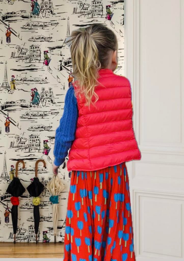 Stella McCartney kids rok met tulpen maat 6, Customercare@smc.com, Stella McCartney EU, Zo goed als nieuw, Jurk of Rok