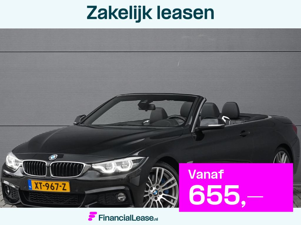 BMW 4 Serie Cabrio 440i M-Sport Nekverwarming H/K Trekhaak 1, Automaat, 12 maanden, Achterwielaandrijving, Gebruikt