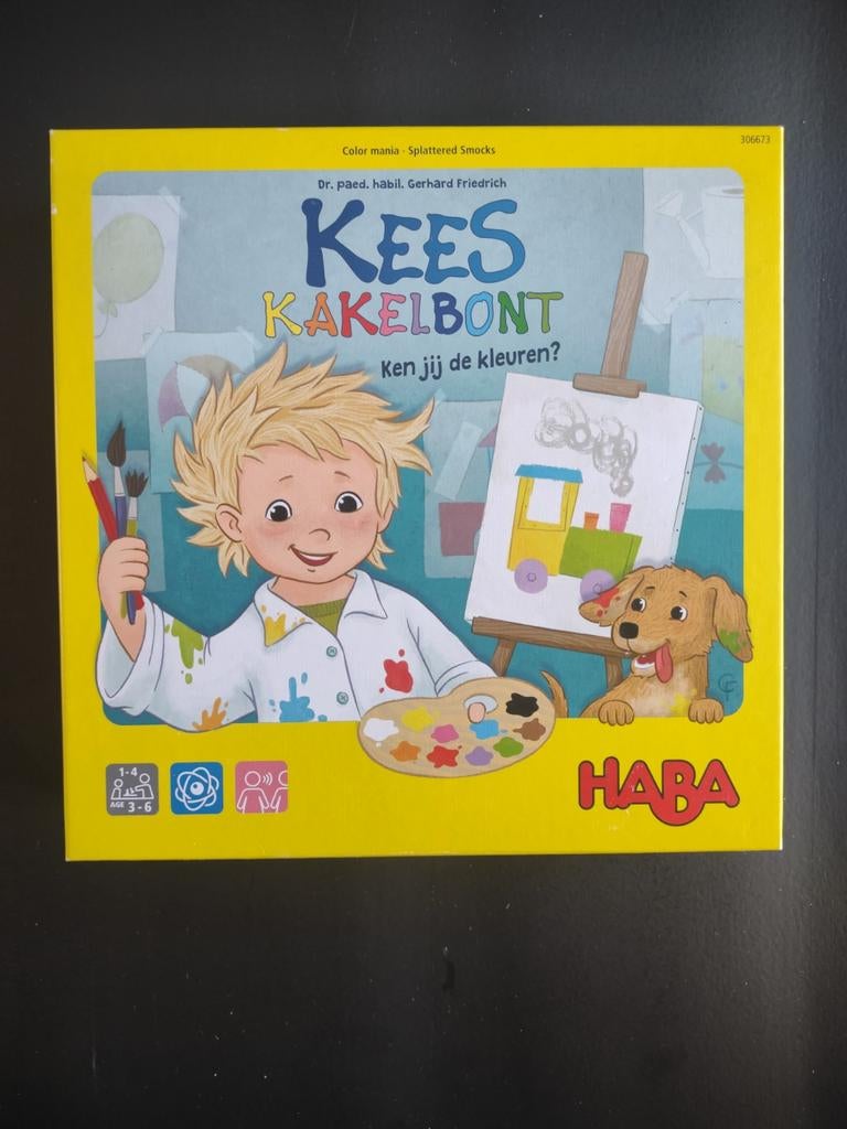 Kees Kakelbont - bordspel van Haba, Een of twee spelers, Ophalen of Verzenden, Zo goed als nieuw, HABA