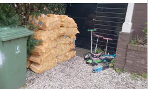 Openhaardhout zowel in kratten als in netten, 6 m³ of meer, Verzenden, Beukenhout, Blokken