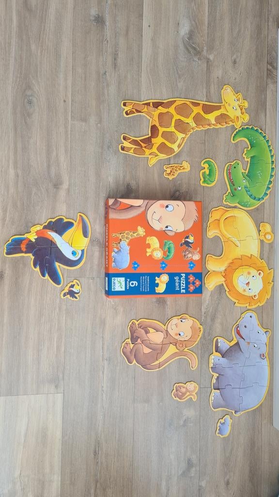 Puzzel Djeco 6 stuks, Ophalen, Gebruikt