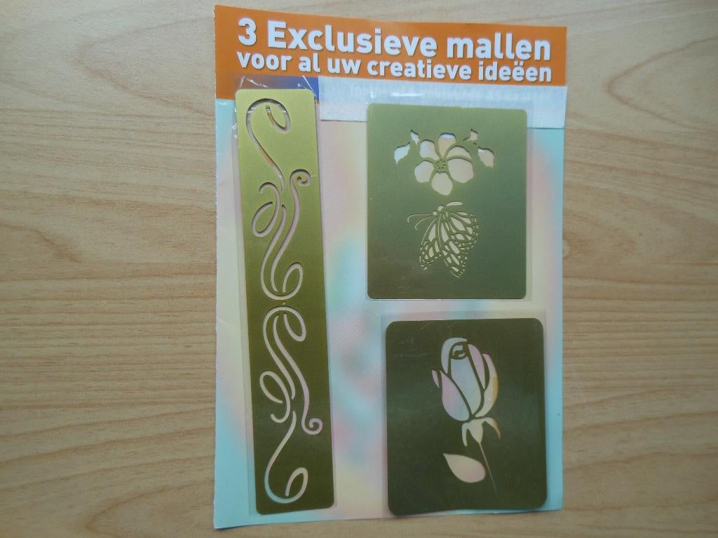 3 embossing mallen nieuw, Ophalen of Verzenden, Nieuw, Kerst, Pons of Mal