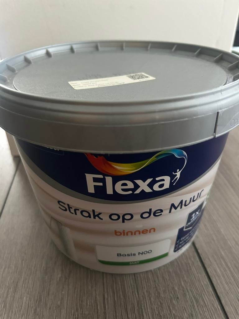 Flexa Strak op de muur - Kleur Soft Moss Gamma 2.5L, Ophalen, Nieuw, Groen
