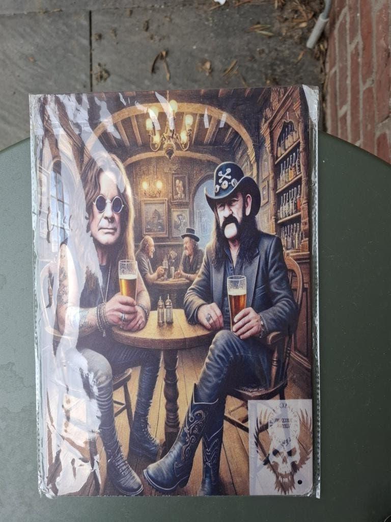 ozzy & lemmy wanddeco, Ophalen of Verzenden, Nieuw, Auto's