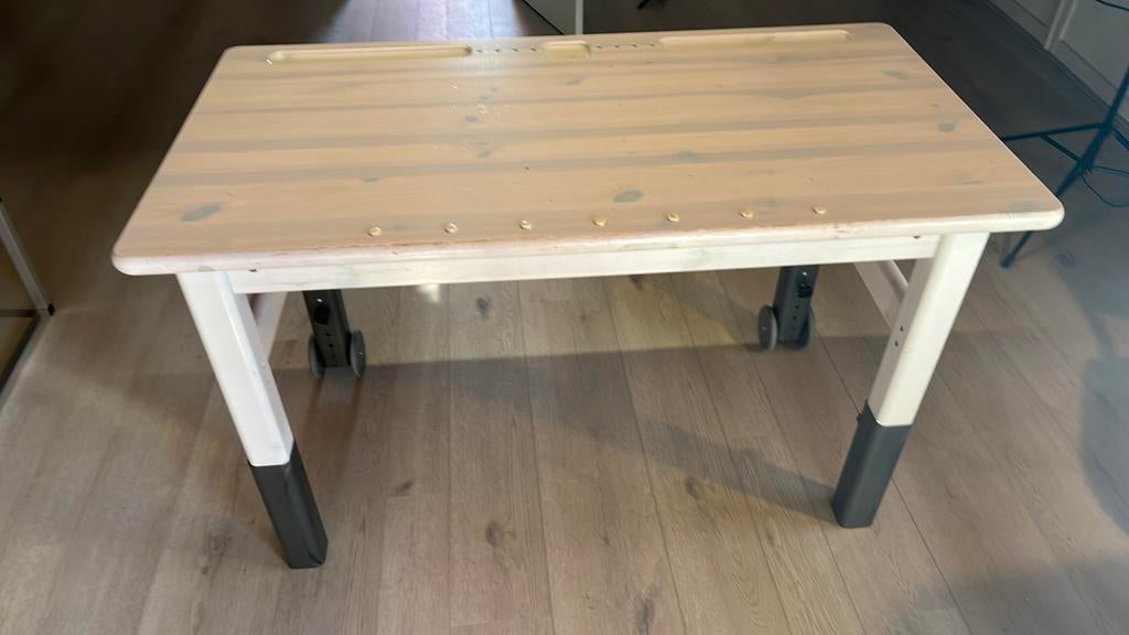 Flexa bureau whitewash -, Ophalen, In hoogte verstelbaar, Gebruikt