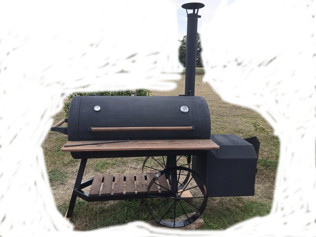 BBQ Smoker, Tuin en Terras, Houtskoolbarbecues, Ophalen, Zo goed als nieuw