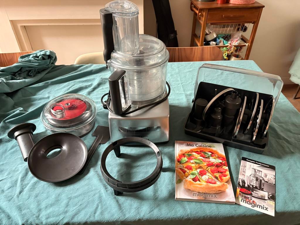 Magimix 4200 XL foodprocessor met Smoothie/JuiceMix kit, Ophalen, Gebruikt, 2 snelheden, 2 tot 3 liter