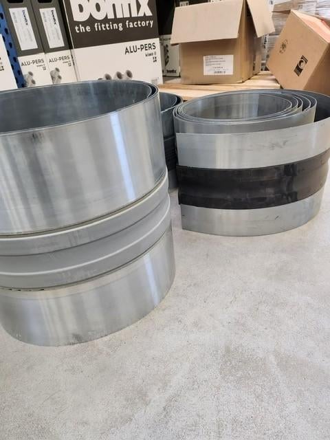 620. Partij expansieband zink en vergaarbakken, Ophalen of Verzenden, Nieuw