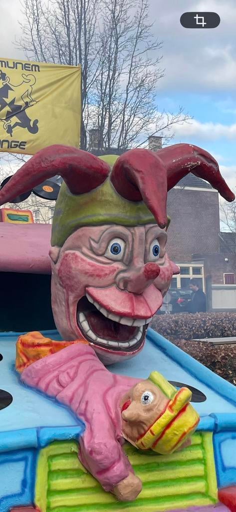 Diverse polyester carnavalspoppen, Verzamelen, Beelden en Beeldjes, Gebruikt, Mens, Ophalen