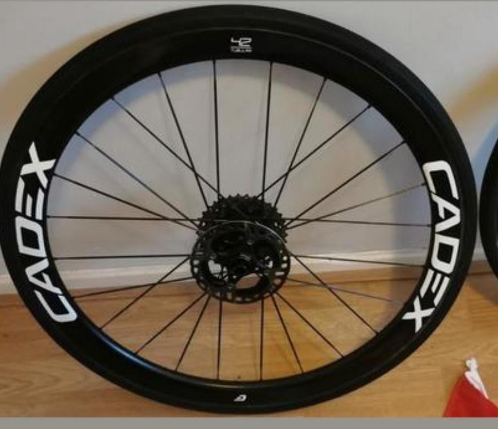 Cadex Wielset - Carbon Racefiets Wielen (tubular), Fietsen en Brommers, Wiel, Cadex, Ophalen of Verzenden, Zo goed als nieuw