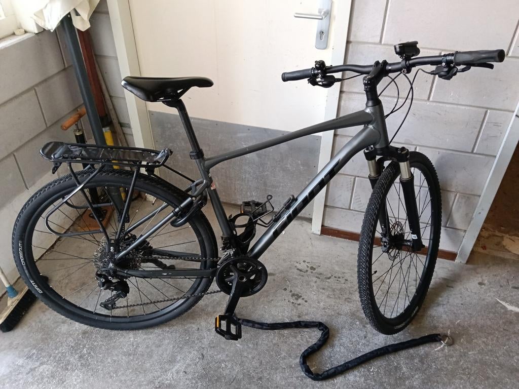 Giant Roam Disc 0 herenfiets, charcoal, frame 61 cm, Ophalen, Giant, Zo goed als nieuw, 57 tot 61 cm