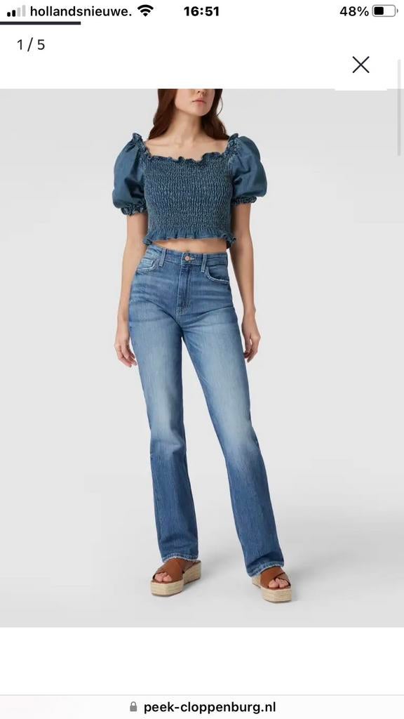 Nieuwe Levi’s dames spijkertop maat M, Kleding | Dames, Ophalen of Verzenden, Zo goed als nieuw, Blauw