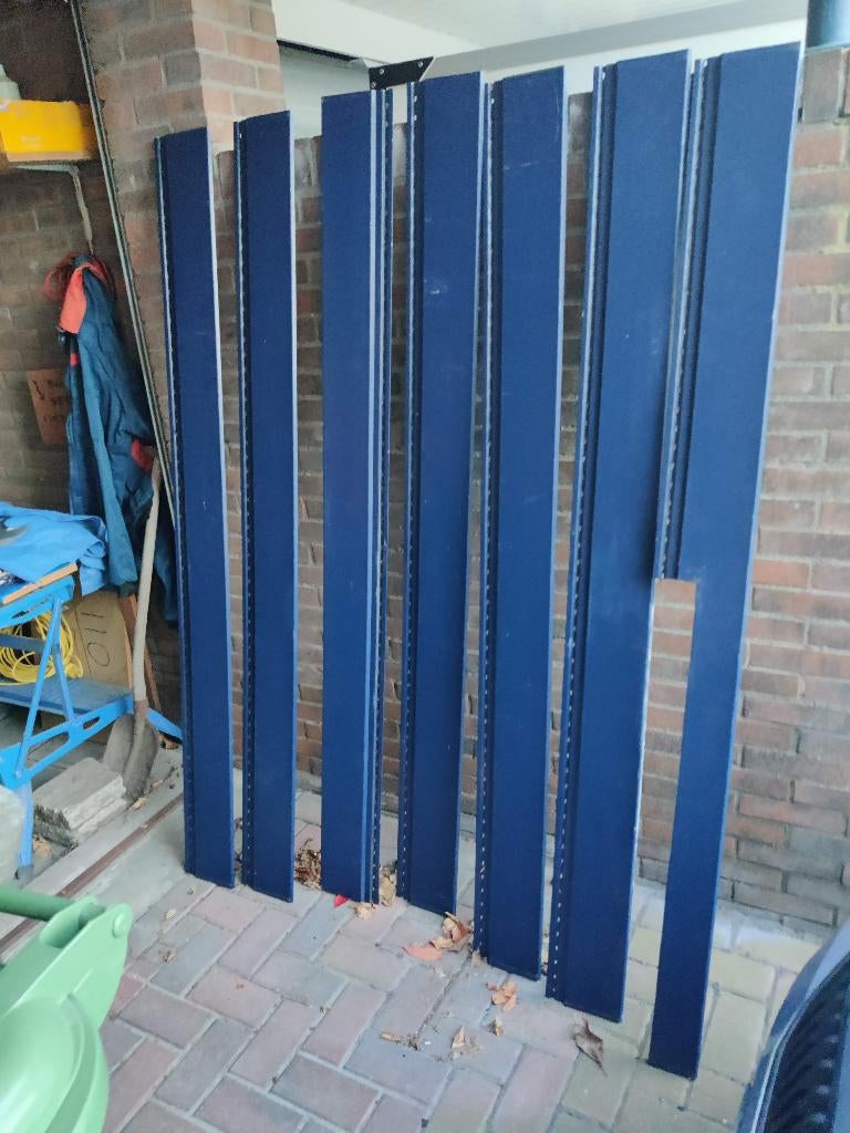 Keralit staalblauw classic nerf restant, Ophalen, Gebruikt, Overige materialen