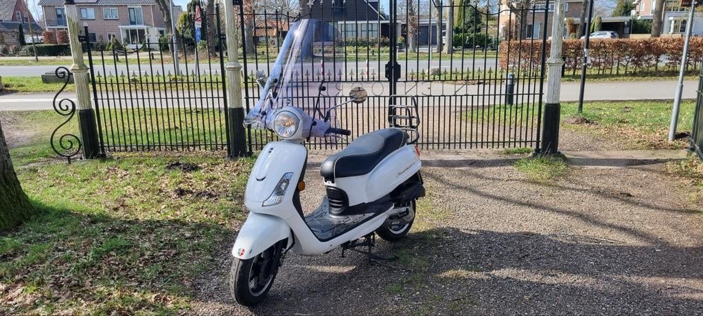 SYM Fiddle 2 , 2020, 8419 km, geel kenteken, Fietsen en Brommers, Scooters | SYM, Gebruikt, Fiddle, Maximaal 45 km/u, Benzine