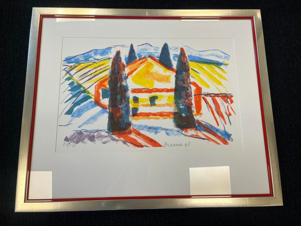 Originele Jan Cremer zeefdruk / litho 117/125, Ophalen