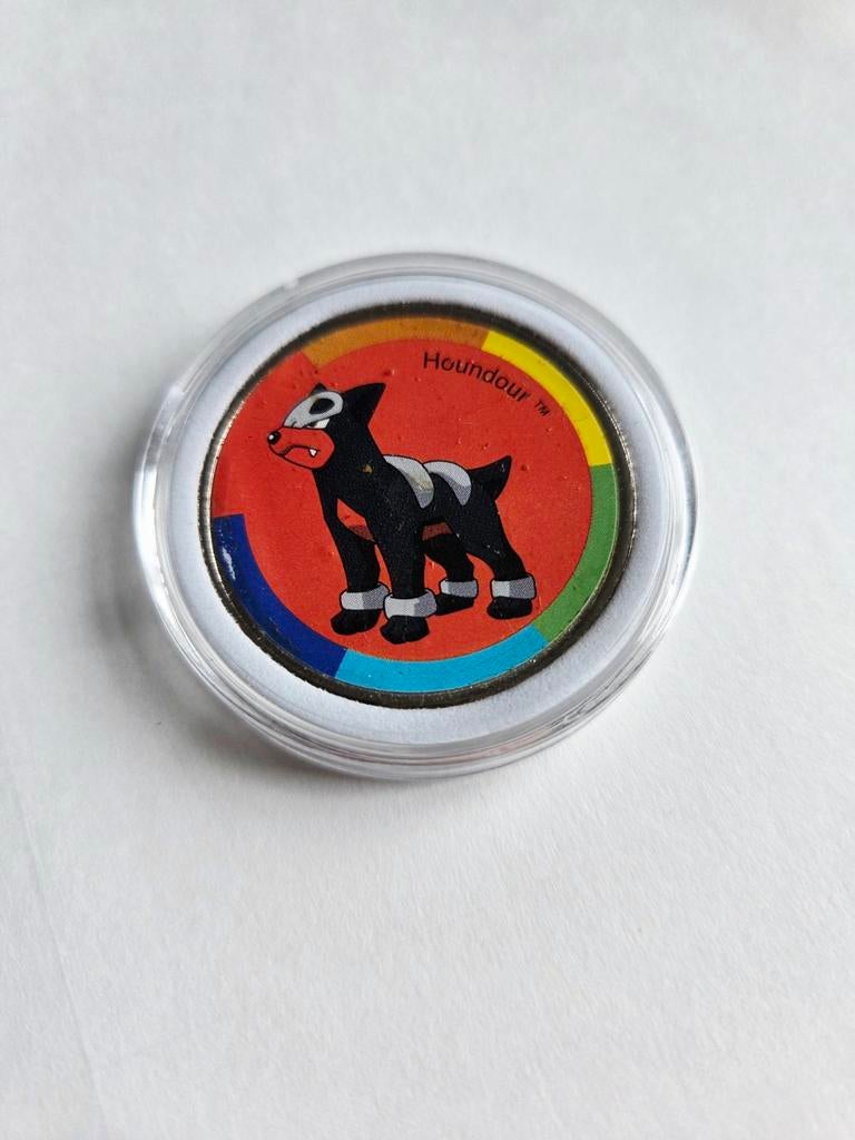 Pokémon Gotta Catch Em All 2001 TM Nintendo Coin "Houndour", Ophalen of Verzenden, Zo goed als nieuw, Overige typen