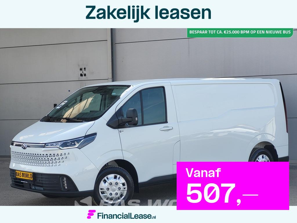 Maxus eDELIVER 7 204pk Coming Soon! Elektrisch L2H1 450km WL, Automaat, Stof, 1250 kg, Maxus