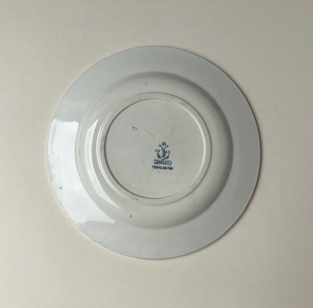 Antiek plat bord diner bord J.S. & G. Hanley terre de fer, Ophalen of Verzenden