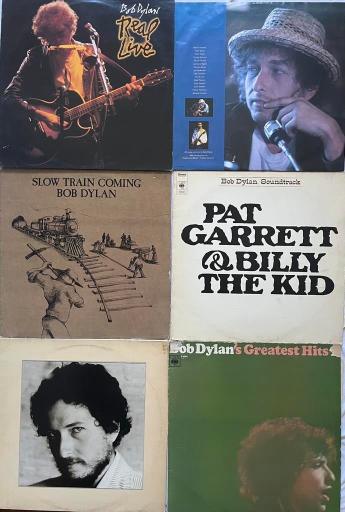 Zes originele LP’s van Bob Dylan, Ophalen of Verzenden, 1960 tot 1980, Gebruikt, 12 inch