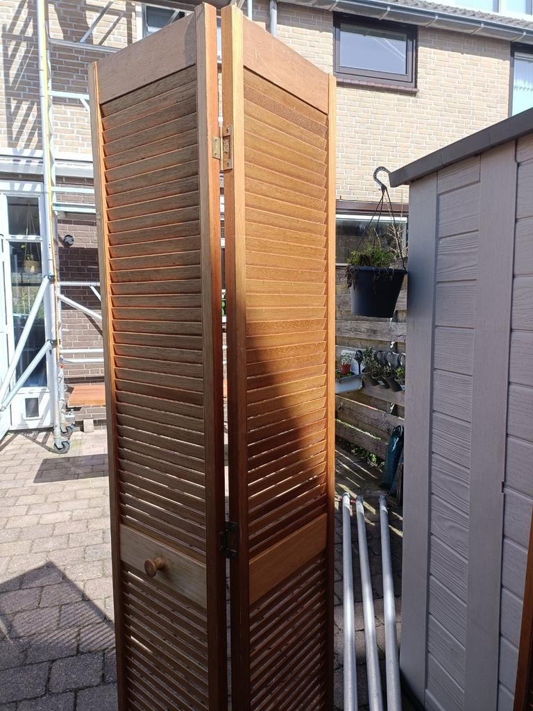 Twee vouwdeuren 1.98 x 0.77 m, Ophalen, Gebruikt, Binnendeur, 200 tot 215 cm