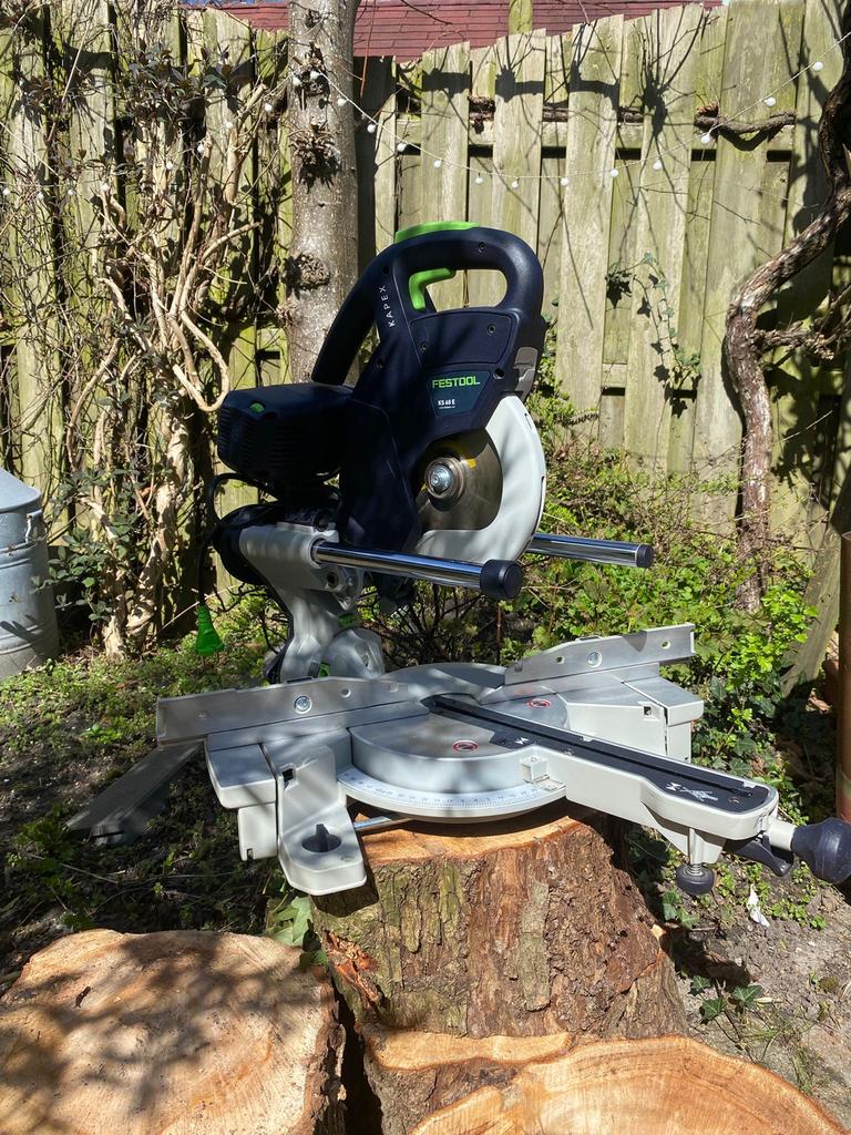 Festool Kapex KS60E afkortzaag met snoer, Doe-het-zelf en Verbouw, Gereedschap | Zaagmachines, Gebruikt, 70 mm of meer, Ophalen of Verzenden