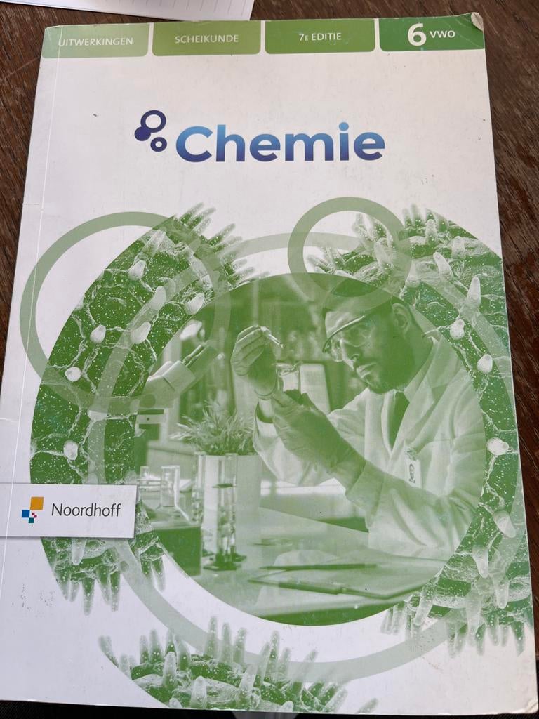Chemie 6 vwo uitwerkingen 7e editie Noordhoff, Boeken, Schoolboeken, Ophalen of Verzenden, Zo goed als nieuw, VWO, Scheikunde