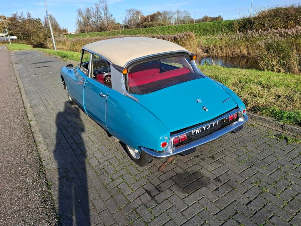 Citroën ID19 uit 1965 – klassieke Franse schoonheid,, Auto's, Blauw, Particulier, Sedan, Geïmporteerd