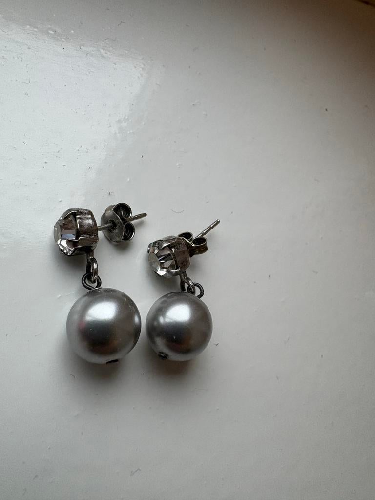 Pareloorbellen Camps en Camps - twee kleuren, Sieraden, Tassen en Uiterlijk, Oorbellen, Overige materialen, Hangers, Ophalen of Verzenden