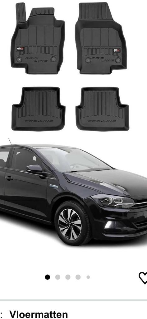 Mattenset rubber Polo, Ophalen of Verzenden, Zo goed als nieuw