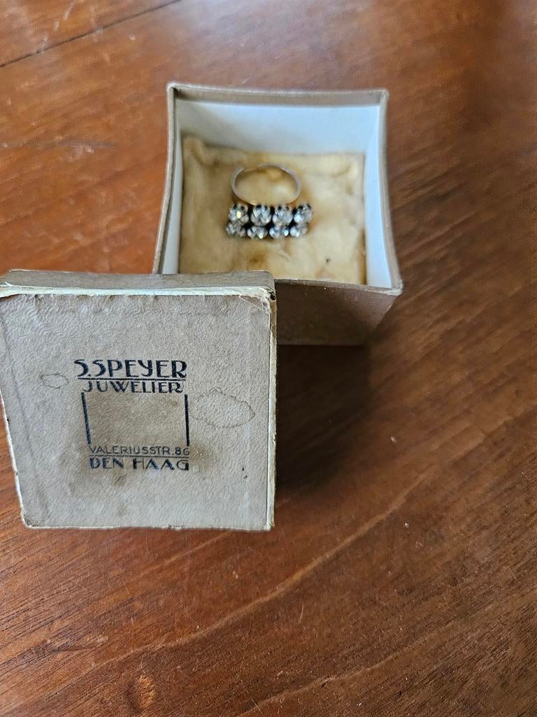 Vintage Speyer Juwelier Doosje Den Haag, Ophalen of Verzenden