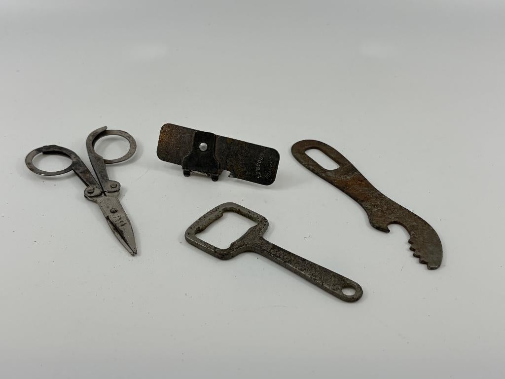 Vintage "Le Scout Francais" en Reclame Zakgereedschap, Ophalen of Verzenden