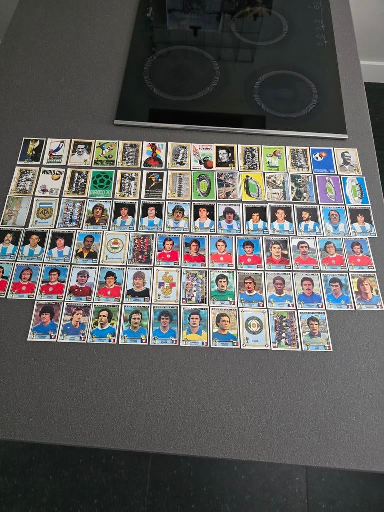 Panini Argentina 78 WK 1978 ** 1-400 / 80 Stickers 1-100 **, Ophalen of Verzenden, Zo goed als nieuw, Meerdere stickers