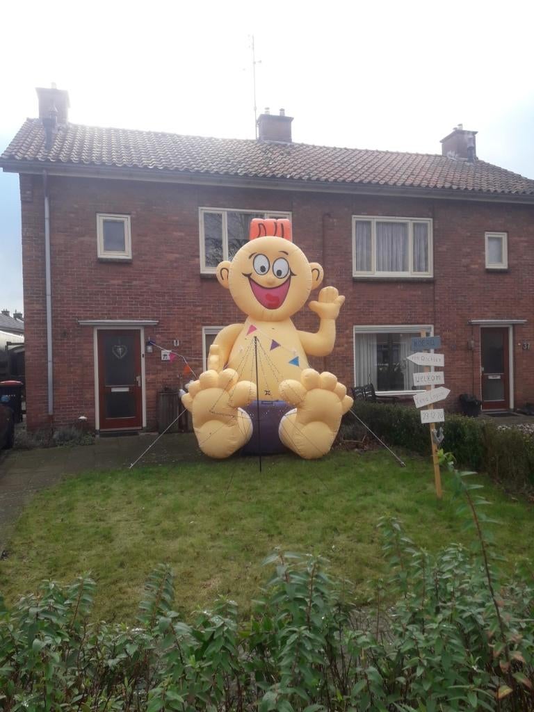 baby verhuur opblaasbare baby huren geboorte bord te huur, Ophalen, Zo goed als nieuw, Geboorte of Huwelijk