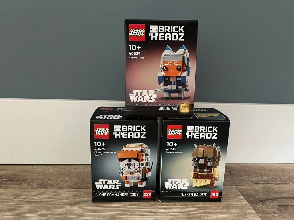 Lego Star Wars BrickHeadz 40539, 40675 en 40615 - nieuw, Ophalen of Verzenden, Nieuw, Complete set, Lego