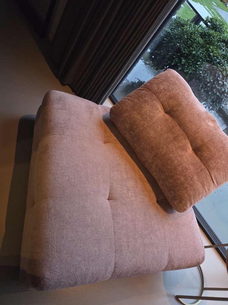 Comfortabel Lodsh bankje, Eenpersoons, Minder dan 75 cm, Ophalen of Verzenden, Zo goed als nieuw