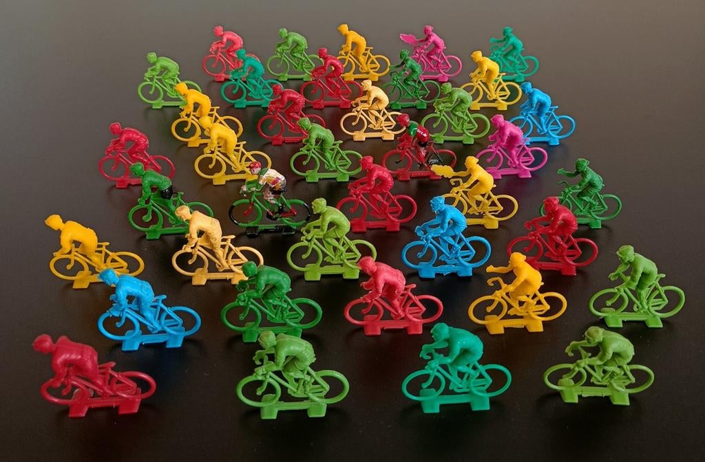 Oude speelgoed wielrennertjes., Ophalen of Verzenden