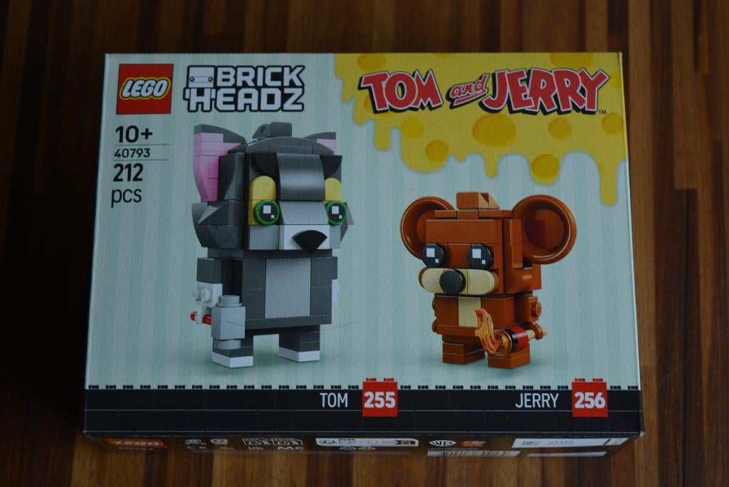 Lego BrickHeadz 40793 I Tom en Jerry figuren Gloednieuw, Ophalen of Verzenden, Nieuw, Complete set, Lego