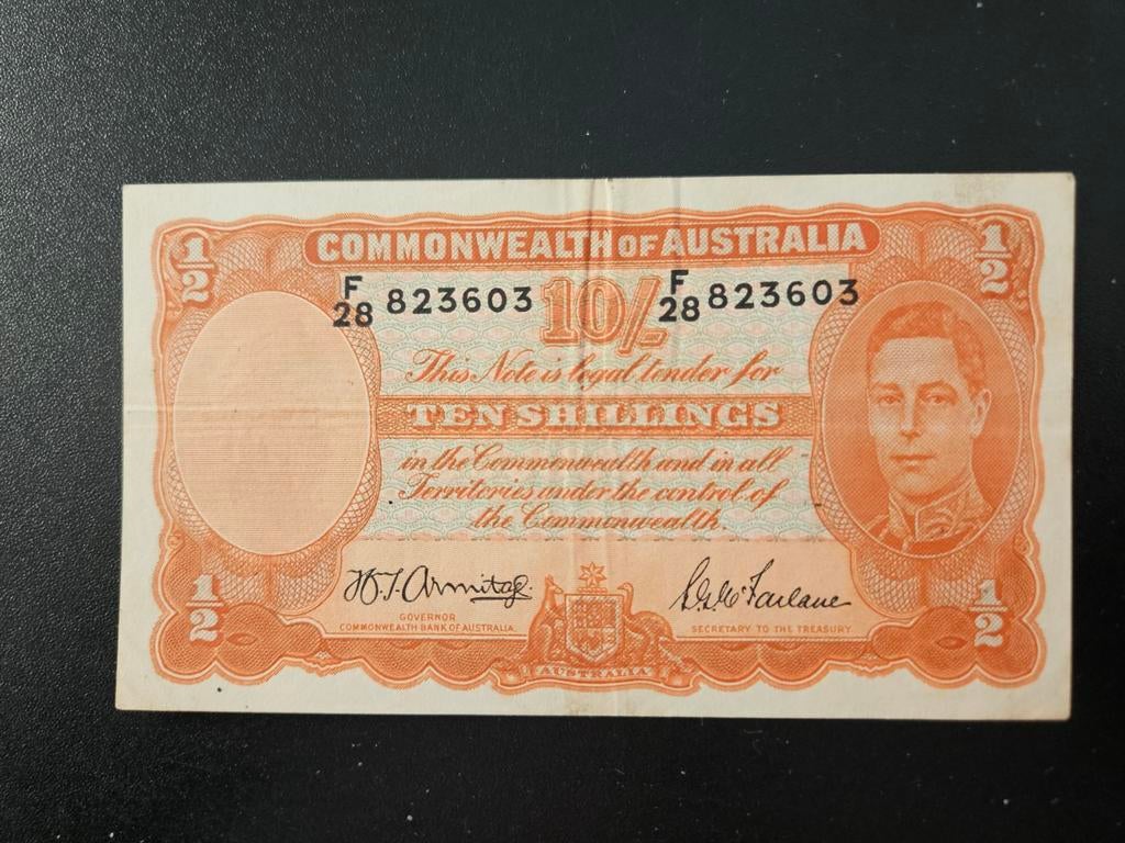 Commonwealth of Australië pick 25b 1942 zf King George VI, Ophalen of Verzenden, Los biljet
