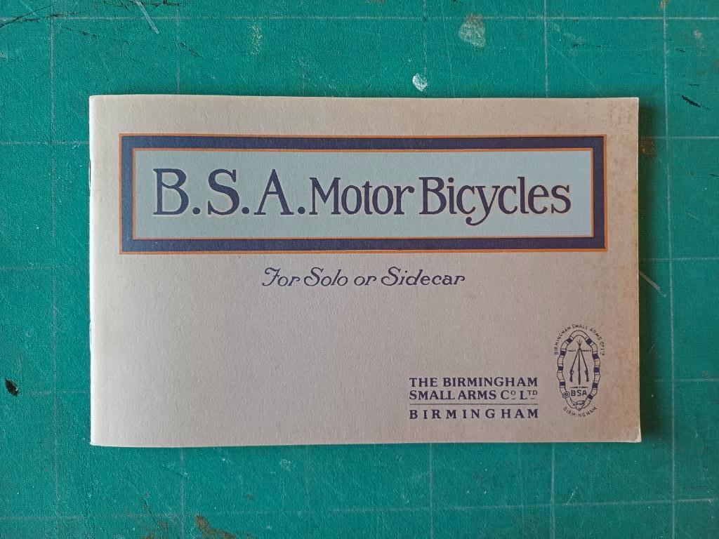 BSA B.S.A. MotorBicycles brochure 1931 mint, Ophalen of Verzenden, Overige merken