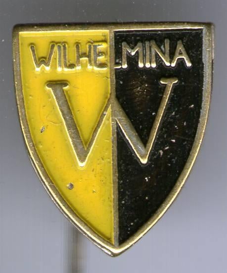 Wilhelmina koper voetbal club speldje ( Z_106 ), Ophalen of Verzenden, Zo goed als nieuw, Sport, Speldje of Pin