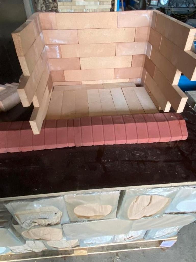 Vuurvaste chamottestenen voor kachel, bbq, pizzaoven, Doe-het-zelf en Verbouw, Metselstenen, Ophalen of Verzenden, Nieuw, Bakstenen